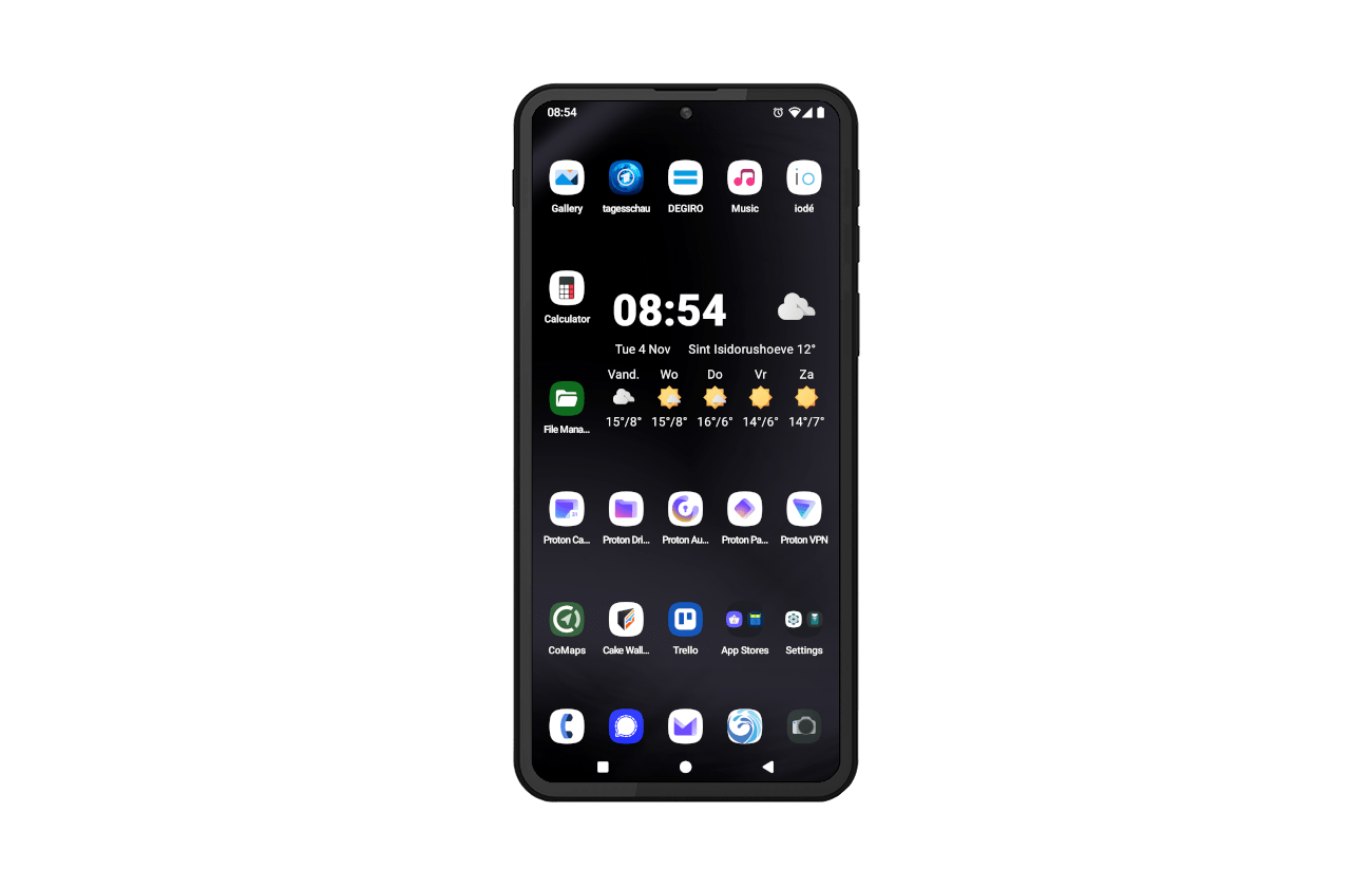 NovaCustom PrivacyGuard SHIFTphone 8.1